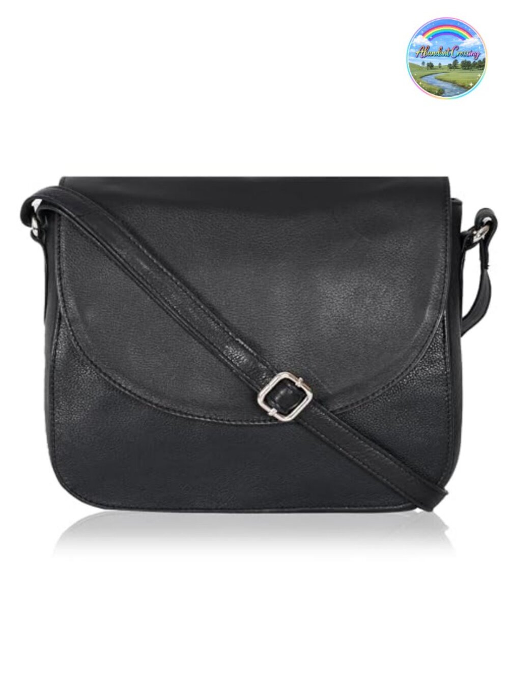 Genuine Leather Crossbody Bag for Women Adjustable Strap